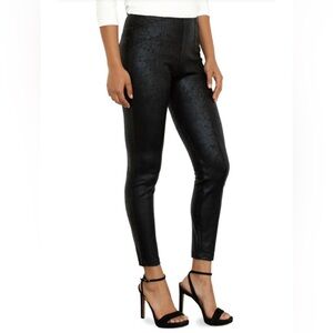 [liverpool] reese crackle coated leggings black 0/25